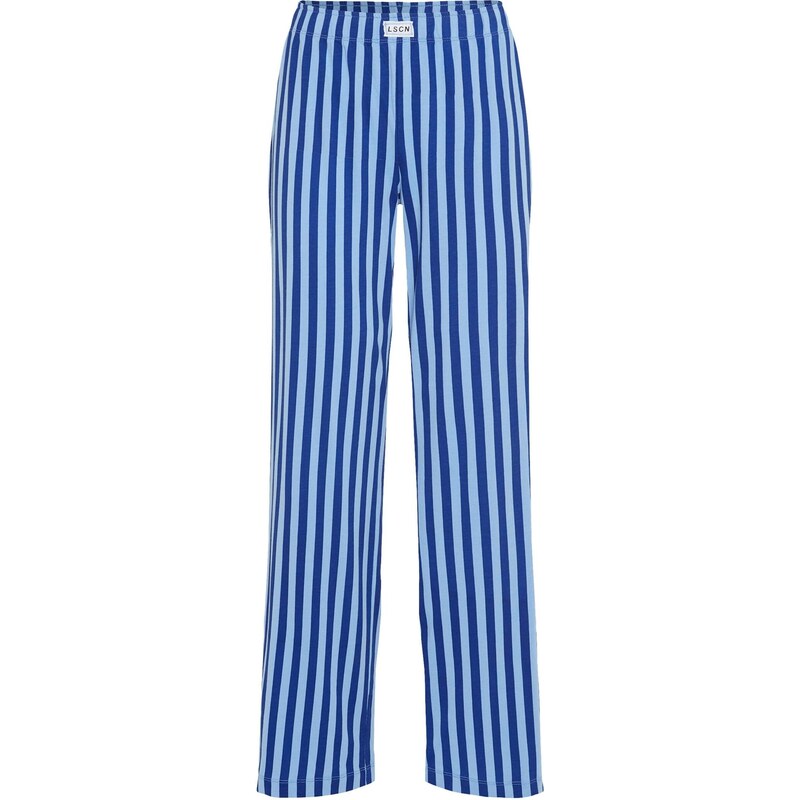 LSCN by LASCANA Pyžamové nohavice svetlomodrá / tmavomodrá 65653200