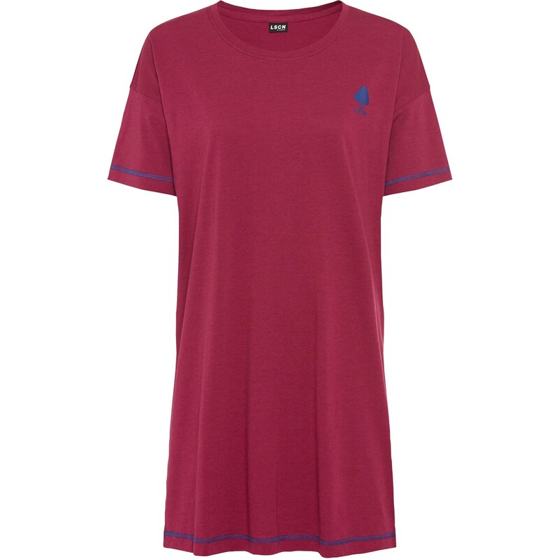 LSCN by LASCANA Nočná košieľka modrá / svetlomodrá / farba lesného 65678191