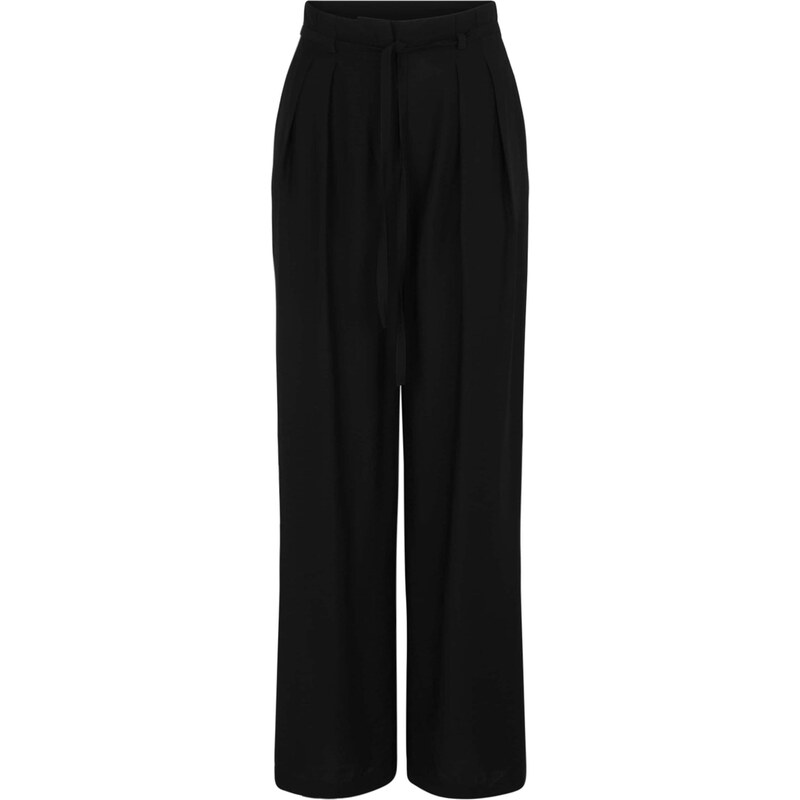 Guido Maria Kretschmer Women Plisované nohavice Farina čierna 65835085
