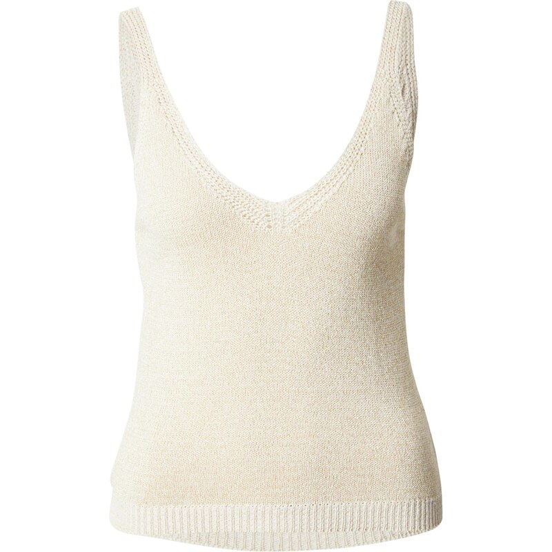 ABOUT YOU Vyšívaný top Betty krémová 65905677