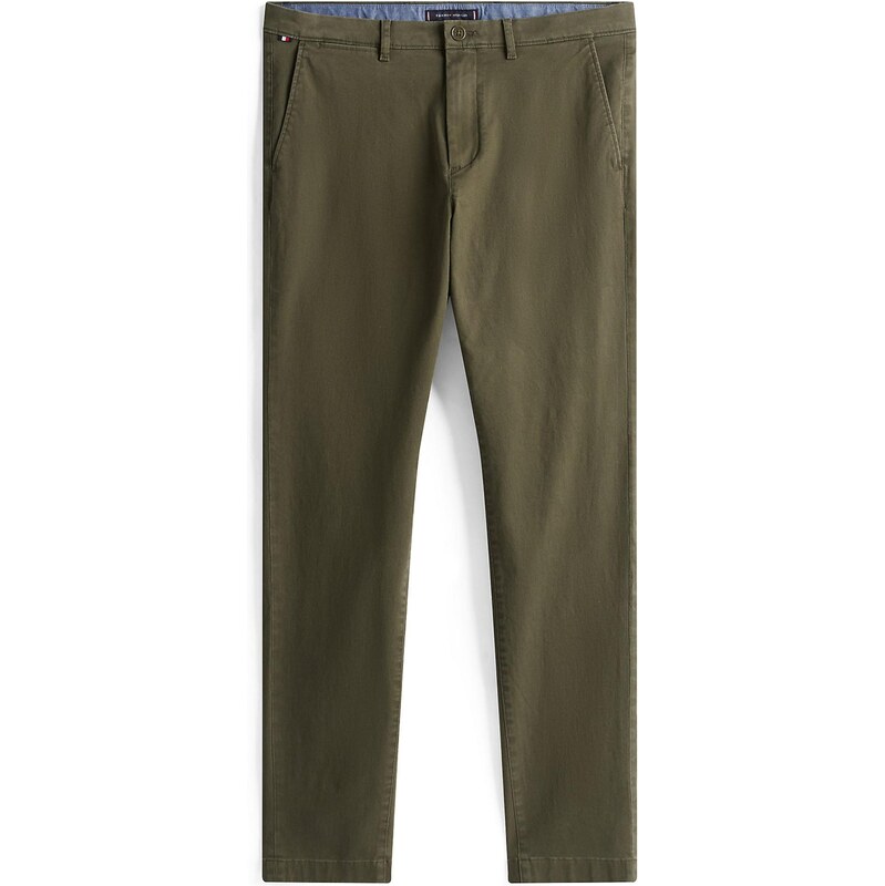 TOMMY HILFIGER Chino nohavice Harlem Essential olivová 64465426