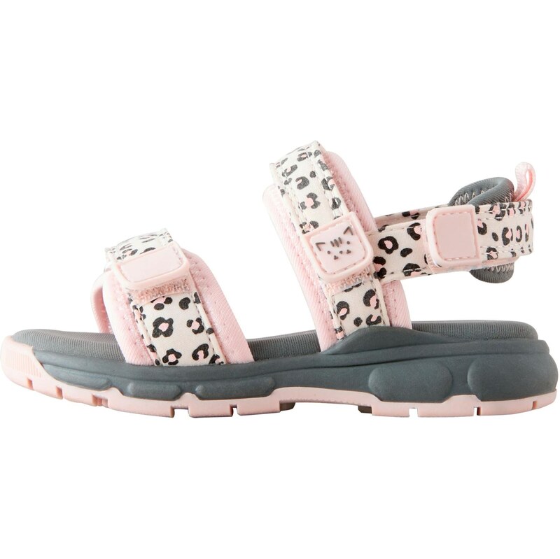 Next Sandále tmavosivá / pastelovo ružová / čierna 65880347