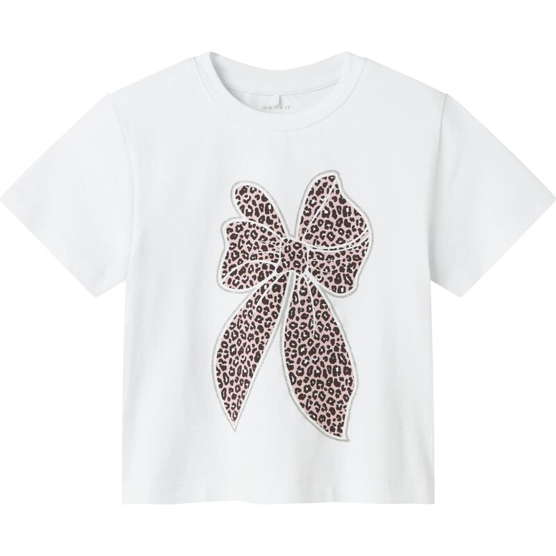 NAME IT Tričko púdrová / čierna / strieborná / biela 64465598