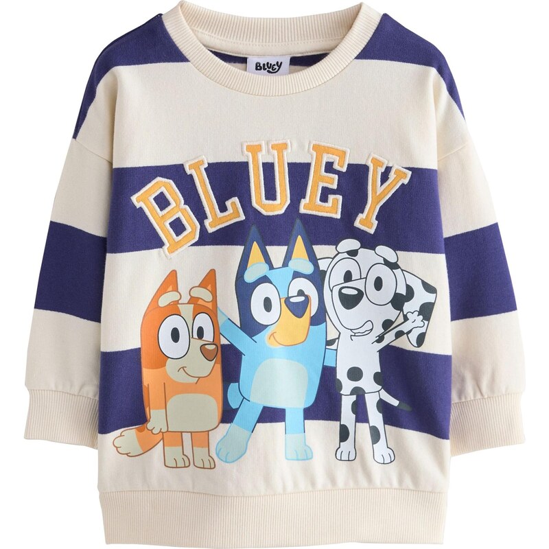 Next Mikina námornícka modrá / svetlomodrá / tmavooranžová / biela 65882079