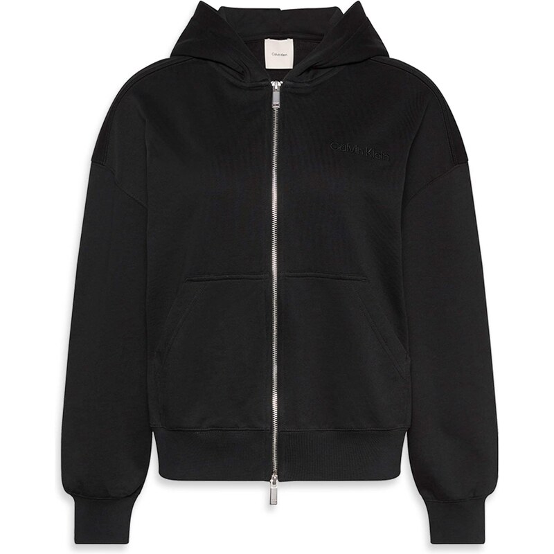Calvin Klein Tepláková bunda čierna 64991300