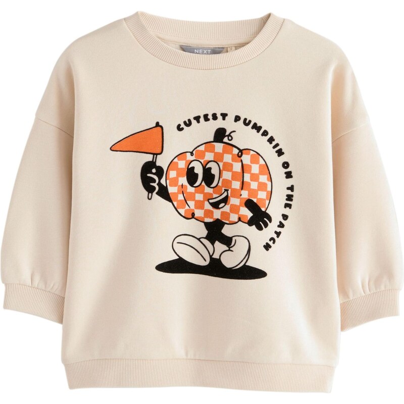 Next Mikina nebielená / oranžová / čierna 65882688