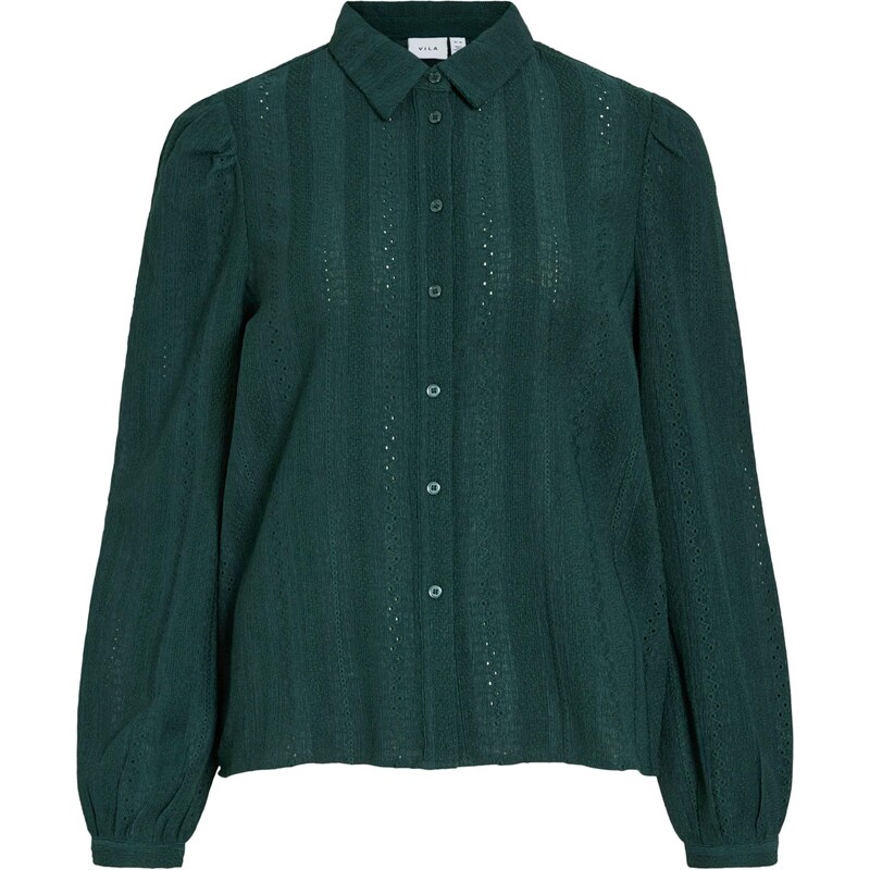 VILA Blúzka VIZANIA jedľová 64465848