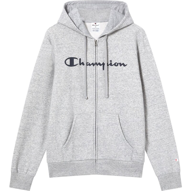 Champion Authentic Athletic Apparel Tepláková bunda sivá / čierna 64465940