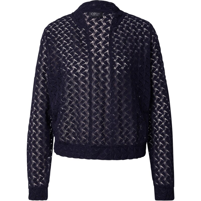 s.Oliver BLACK LABEL Kardigán námornícka modrá 65884534