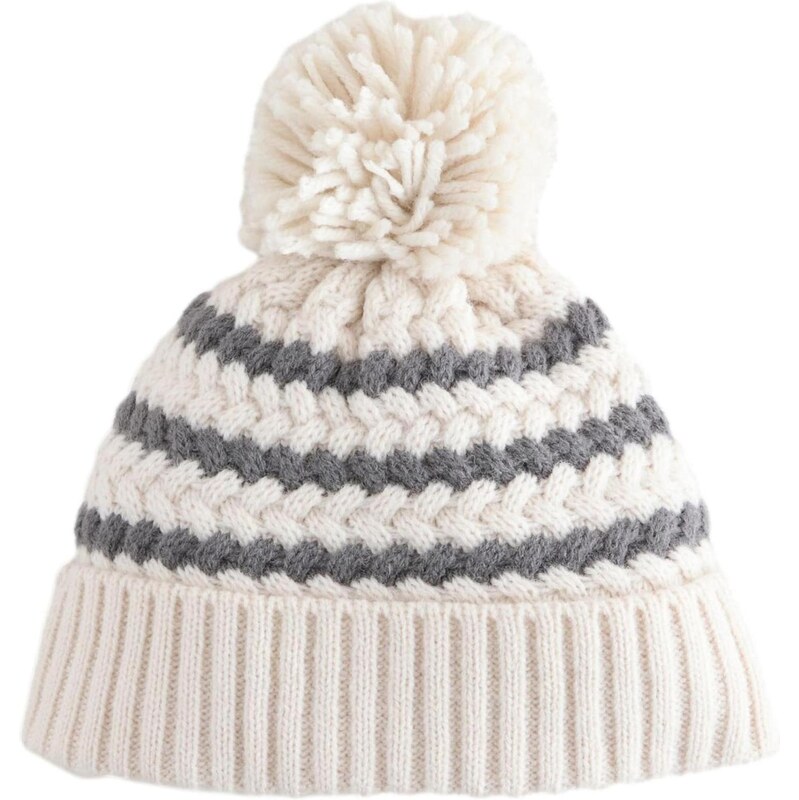 Next Čiapky tmavosivá / prírodná biela 65879862