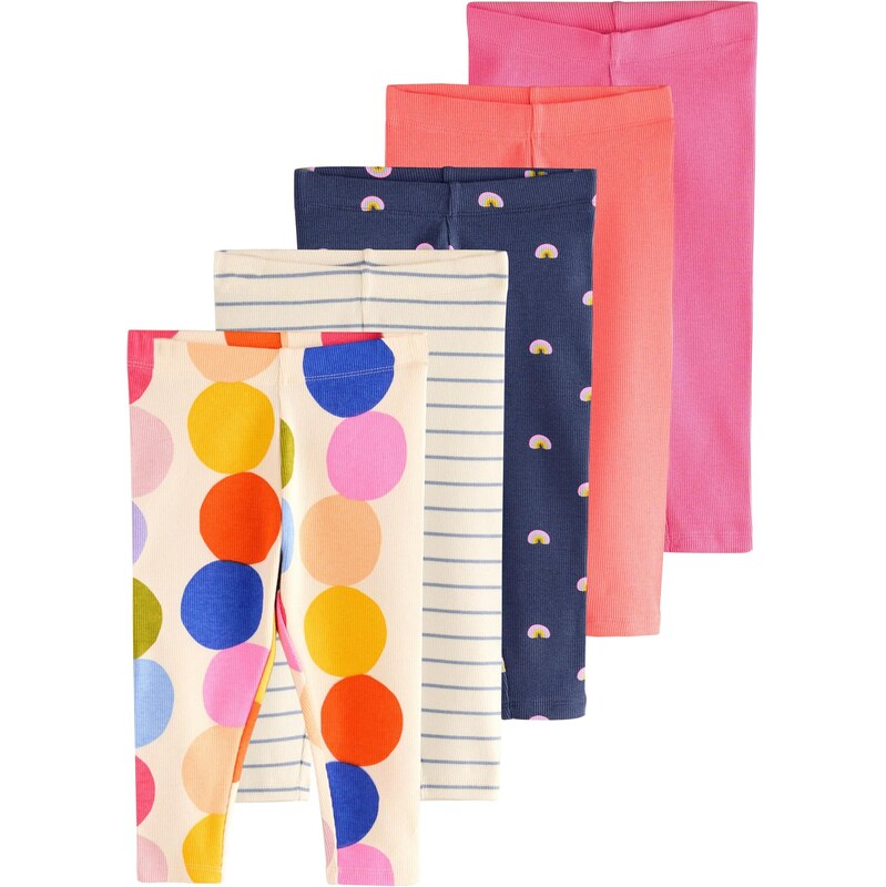 Next Legíny slonová kosť / žltohnedá / námornícka modrá / citrónová / 65880245