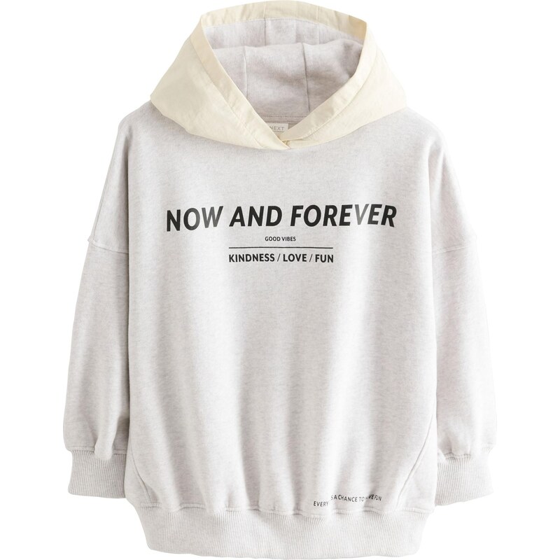 Next Mikina nebielená / svetlosivá / čierna 65881088