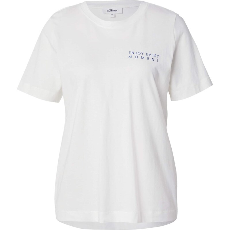 s.Oliver Tričko krémová / tmavomodrá 64465607