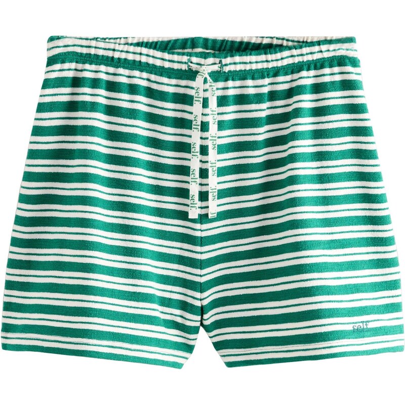 Next Nohavice zelená / biela 65881541