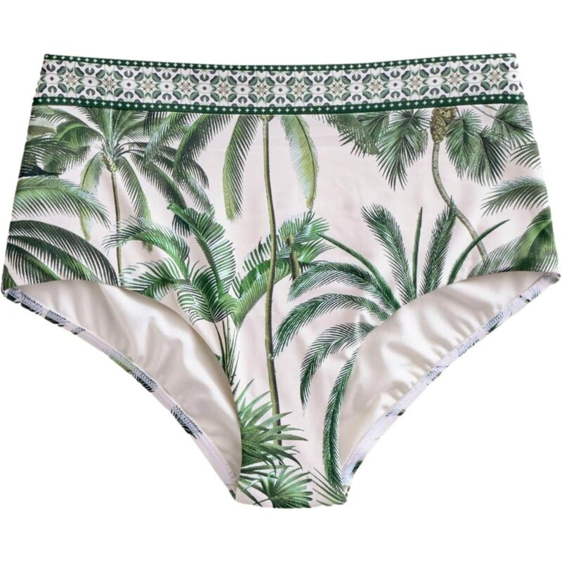 Next Bikinové nohavičky krémová / jedľová 65654916