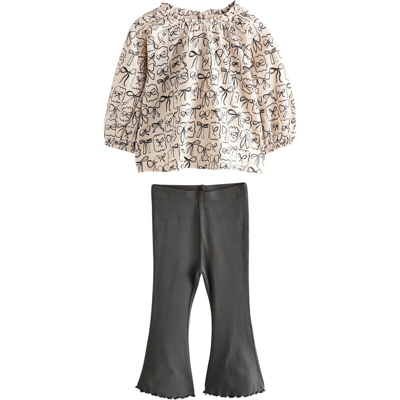 Next Set čierna / šedobiela 64528816