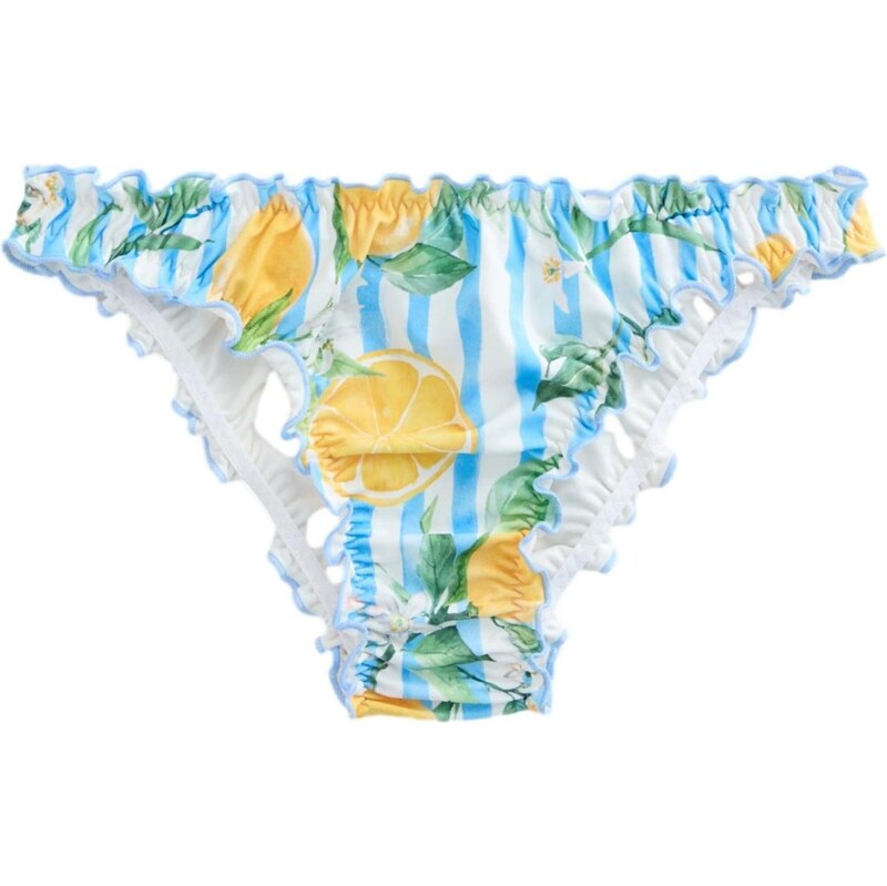 Next Bikinové nohavičky svetlomodrá / tmavožltá / jedľová / biela 65655904