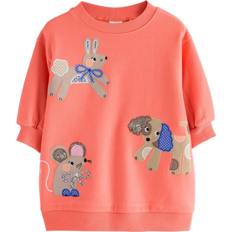 Next Šaty béžová / modrá / červená 65655949