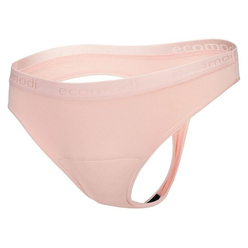 Ecomodi menštruačné nohavičky tangá ružové z bambusu Stredná xxs 50390566