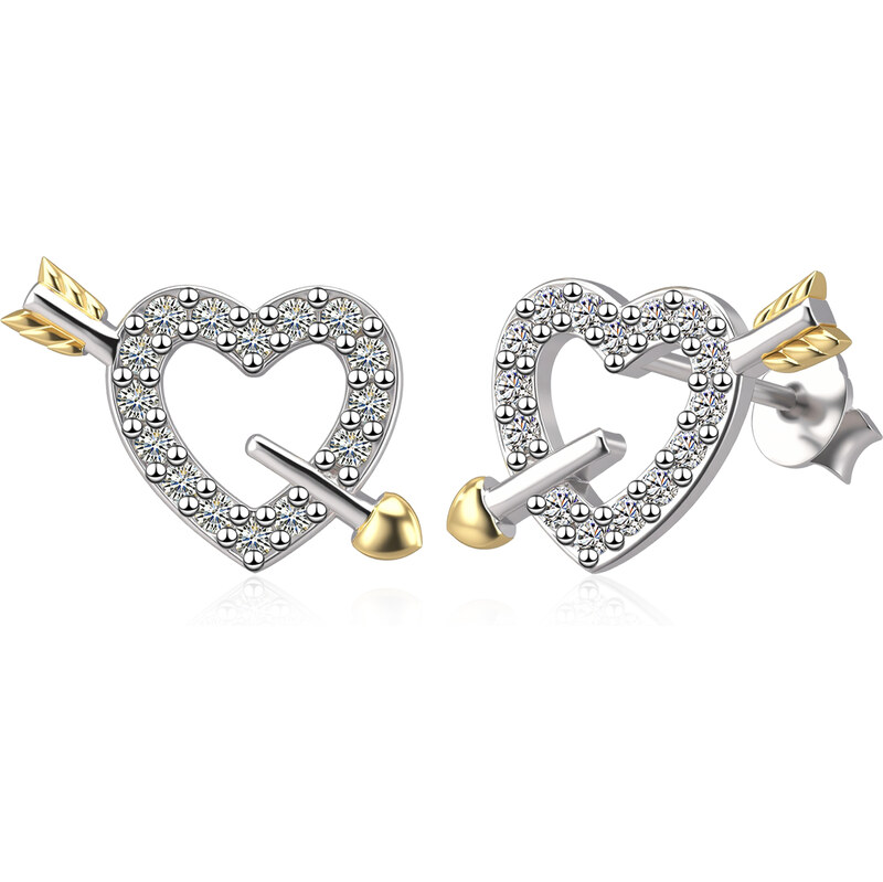 Olivie Stříbrné náušnice AMORŮV ŠÍP 9728 64805022