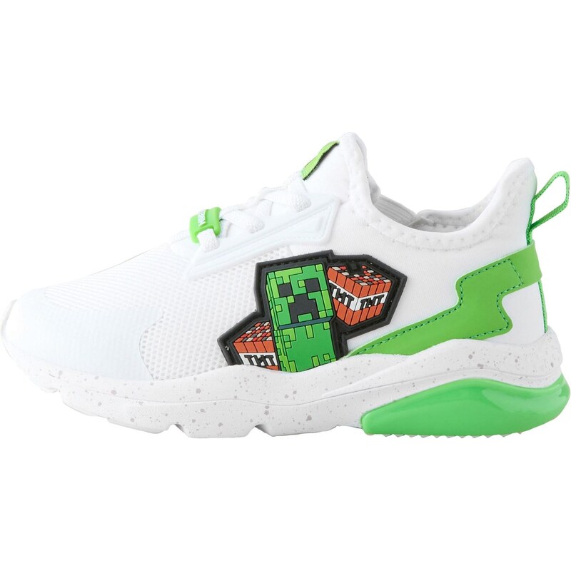 Next Tenisky Minecraft kiwi / oranžová / čierna / biela 64472529