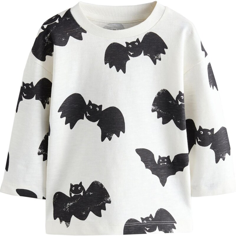 Next Tričko čierna / biela 64488404