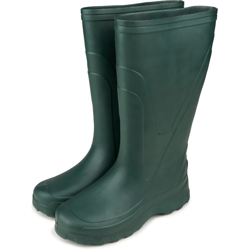 Vlnka Pánske vysoké čižmy s vlnenou stielkou zelená veľkosti obuvi - 64473727