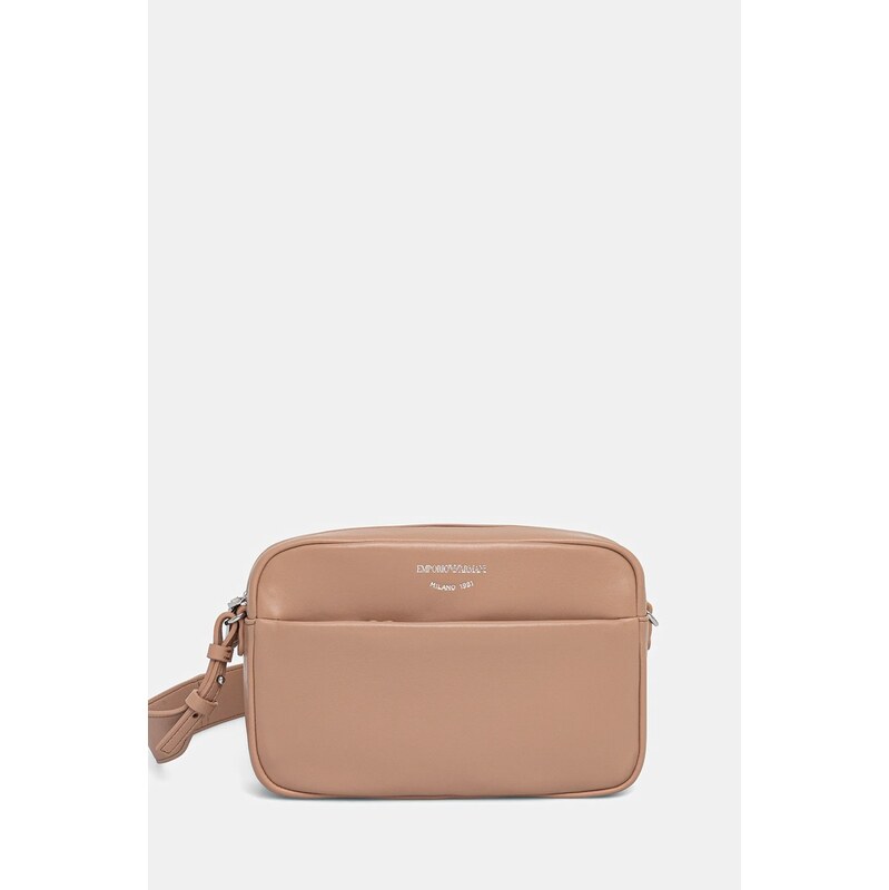 Kožená kabelka Emporio Armani 64474426