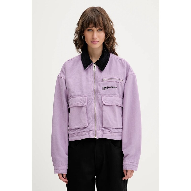 Bavlnená bunda Karl Lagerfeld Jeans 64474723