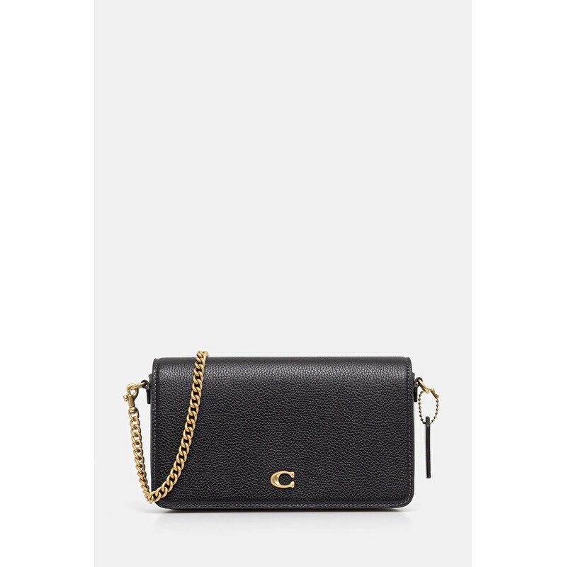 Kožená kabelka Coach Mila Crossbody Bag With Signature Canvas 64475154