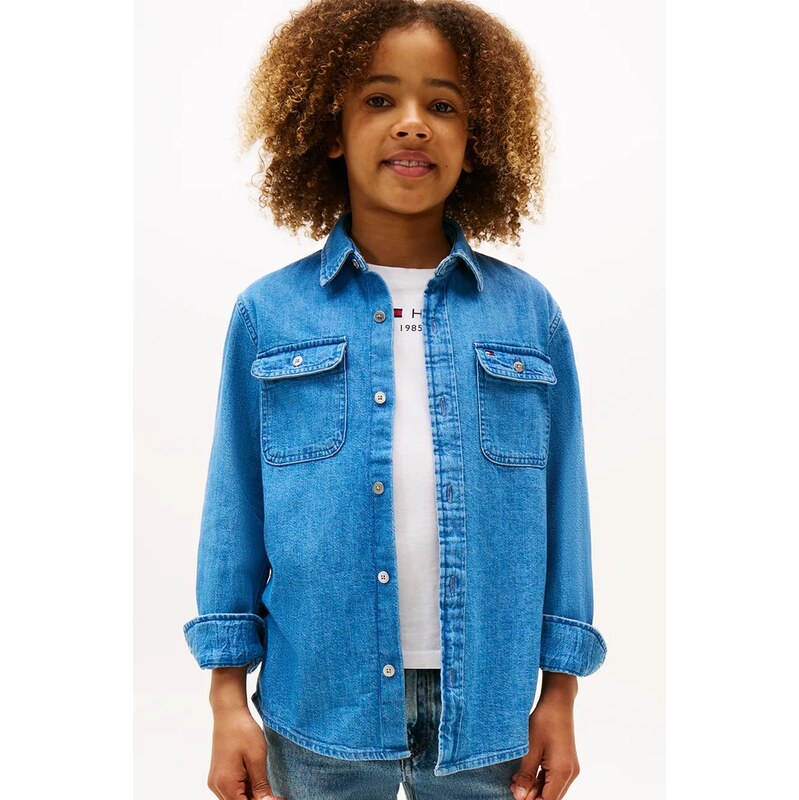 Detská riflová košeľa Tommy Hilfiger 64475962