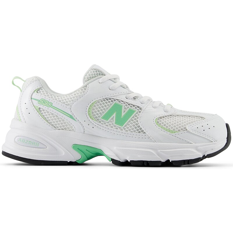 Detské topánky New Balance GR530SM – biele 65232144