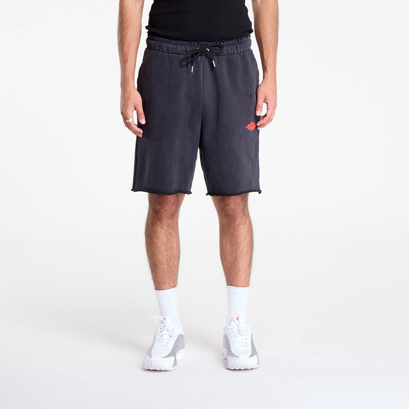 Šortky Air Jordan Rare Air Mens French Terry Shorts Black/ Chile Red 64479503