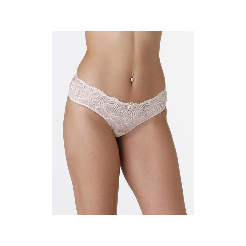 WONDERBRA GLAMOUR SHORTY - Dámske krajkové nohavičky - smotanová 50630860
