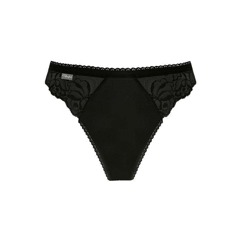 PLAYTEX COTTON FEMININE SLIP 2x - Dámske nohavičky - čierna 50501171