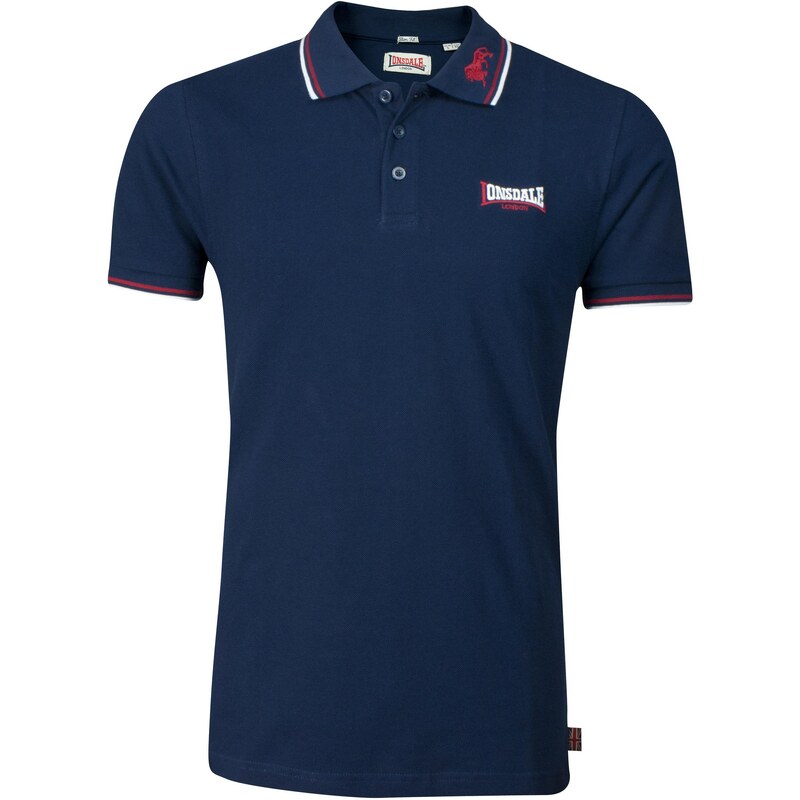 Pánske tričko s golierom Lonsdale Slim Fit 37628454