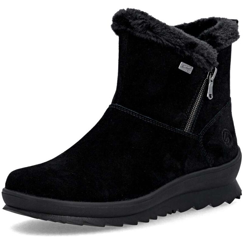 RIEKER Dámska členková obuv REMONTE R8486-02 čierna W5 64479545