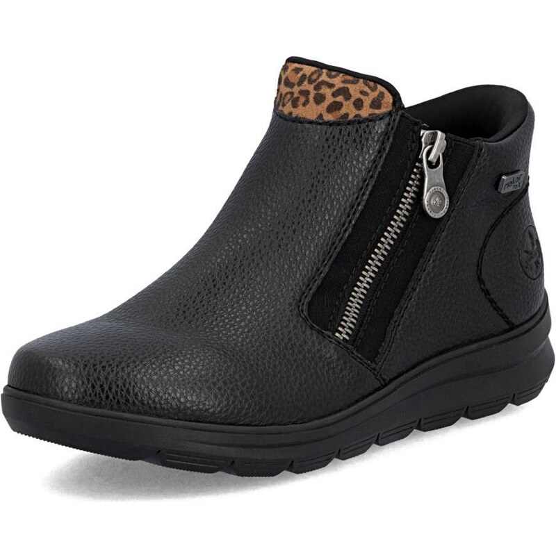 Dámska členková obuv RIEKER Z0059-00 čierna W5 64479549