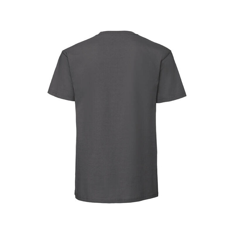 Grafitowa koszulka męska Iconic 195 Ringspun Premium Fruit of the Loom 50508710