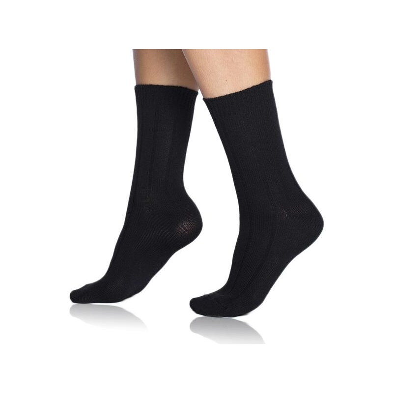 Bellinda BAMBUS CASUAL SOCKS - Zimné bambusové ponožky - čierna 64639034