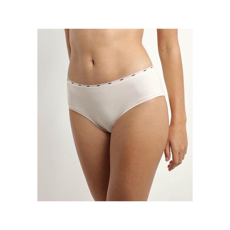 DIM ICONS MIDI BRIEF - Dámske nohavičky - smotanová 52492639