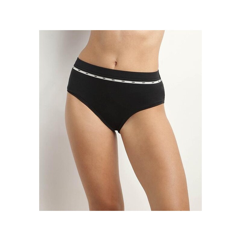 DIM ICONS HIGHWAIST BRIEF - Dámske nohavičky - čierna 50670807
