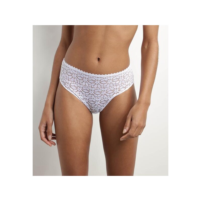 DIM DAILY DENTELLE BRIEF - Dámske nohavičky - biela 50583321
