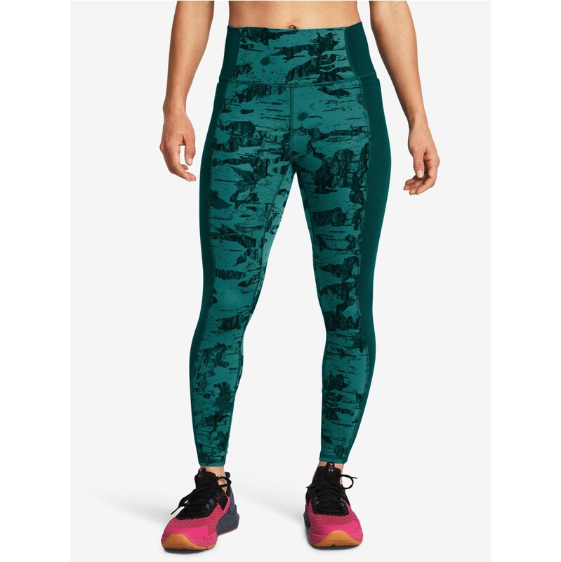 Tmavozelené športové legíny Under Armour Pjt Rck LG Ankl Pt Lg 64780100