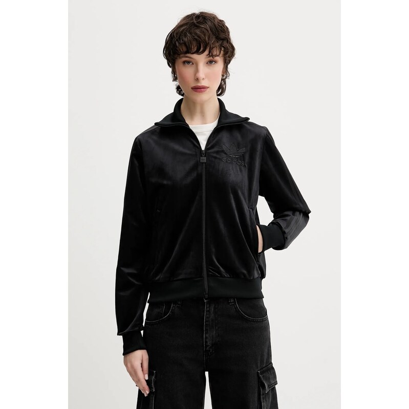 Velúrová mikina adidas Originals Velvet Tt 64482209