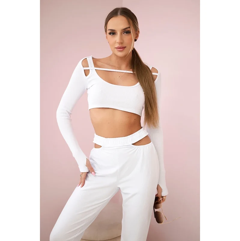 Kesi Top blouse set, white 60729310