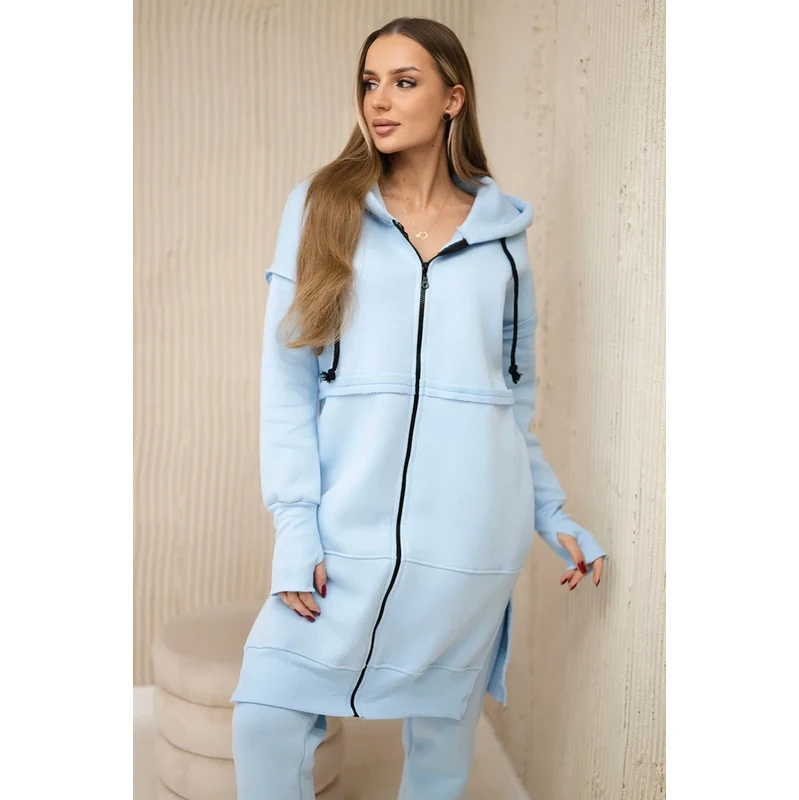 Kesi Insulated set with a long blue sweatshirt 64785109