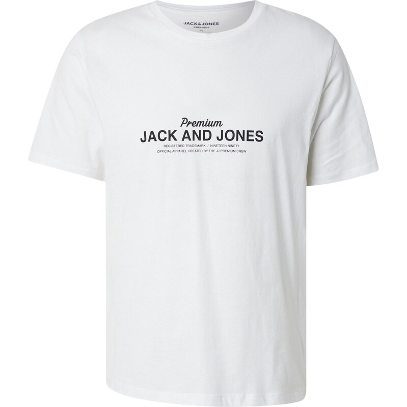 Jack & Jones Premium Tričko JPRBLAFERRIS čierna / biela 63571199