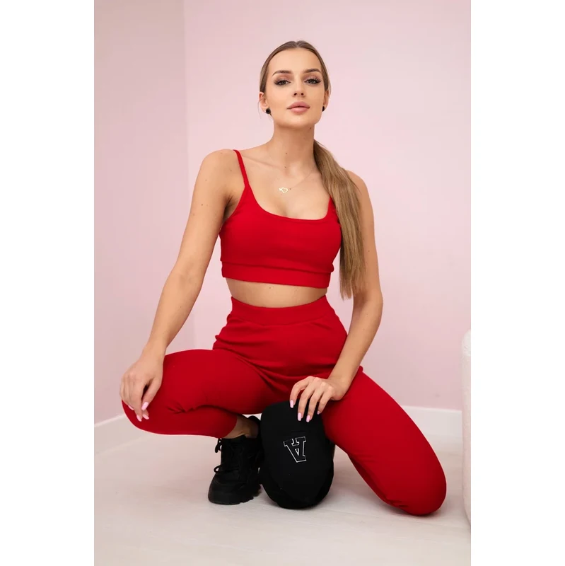 Kesi Striped top with red blouse 60730294