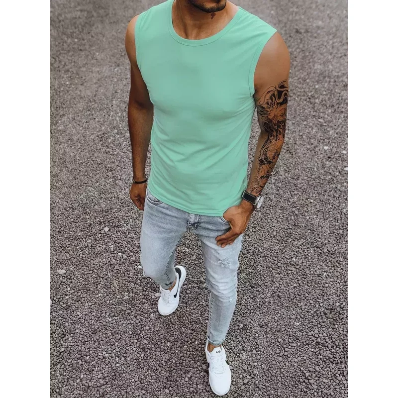 Pánsky top bez potlače tmavomodrý Dstreet 50661597